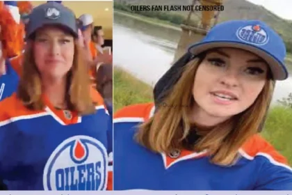 Oilers Fan Flash Not Censored: Wild Moment Shocks Crowd