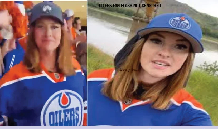 Oilers Fan Flash Not Censored: Wild Moment Shocks Crowd